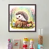 Hedgehog-11CT Stamped Cross Stitch 40*40cm/15.75*15.75in