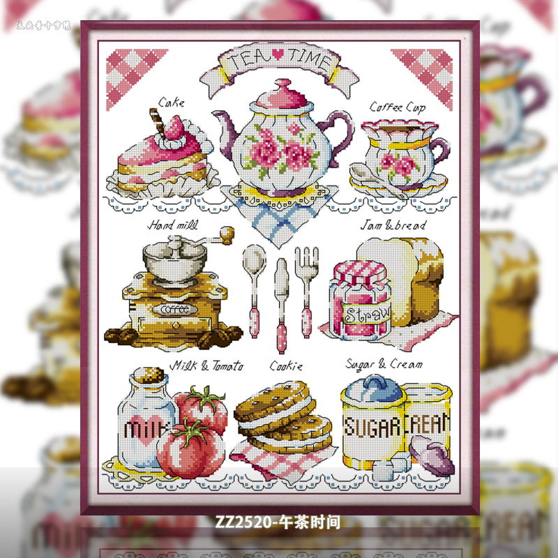 [ZZ2520-Afternoon tea time] Painting Fairy Cross Stitch