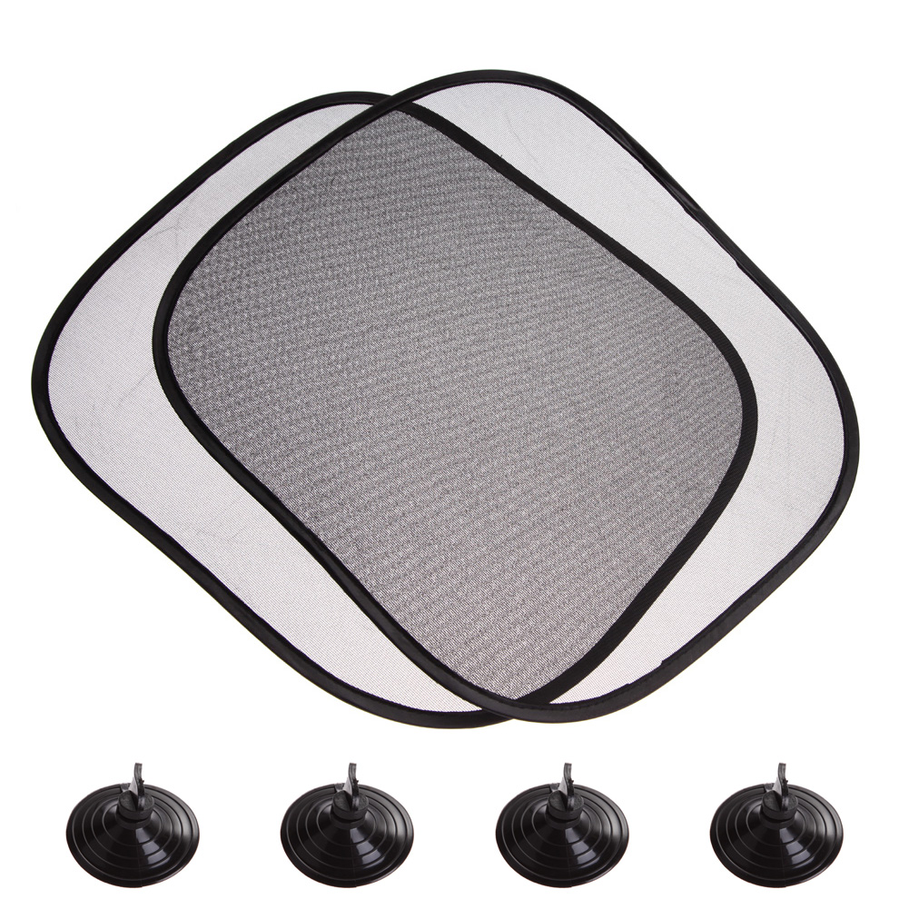 

2pcs Car Interior Mesh Side Window Screen Solar Protection Visor Sun Shade, 501 Original