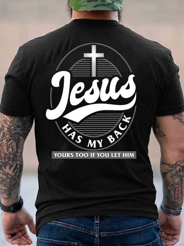Jesus Has My Back Tee