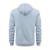Men's Casual Multi-pocket Loose Sports Hoodie 51568546M by Inlyline