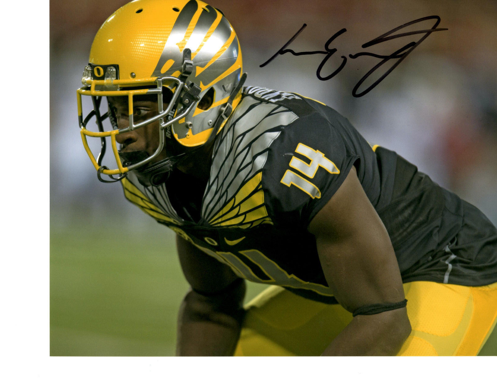 Ifo Ekpre-Olomo Oregon Ducks REPRINTED signed autographed 8x10 football Photo Poster painting