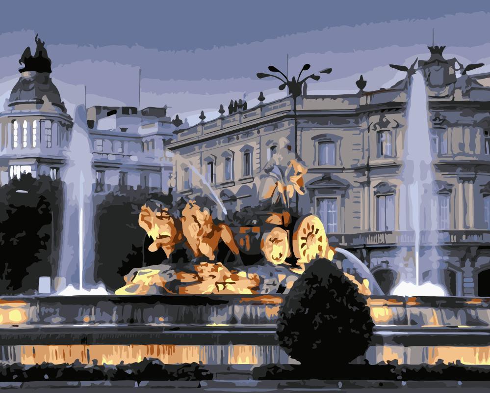 

Sightseeing Madrid – Cities Paint By Numbers - 40*50CM, 501 Original