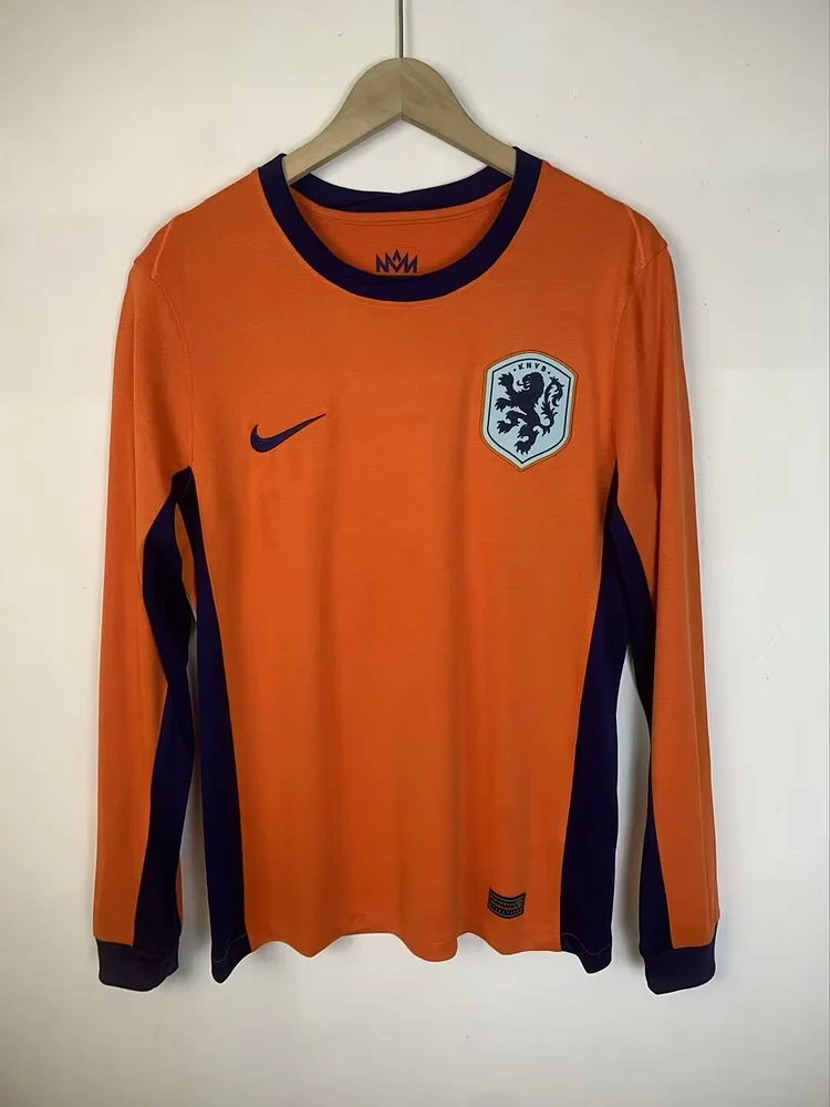 2024/25 Netherlands Home Long Sleeve Shirt