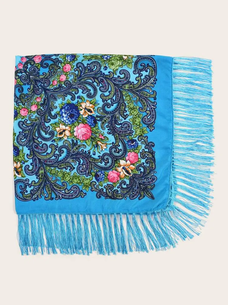 Floral Print Bandana