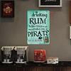 Drink Rum - Vintage Metal Signs - 20*30cm/30*40cm - Warning
