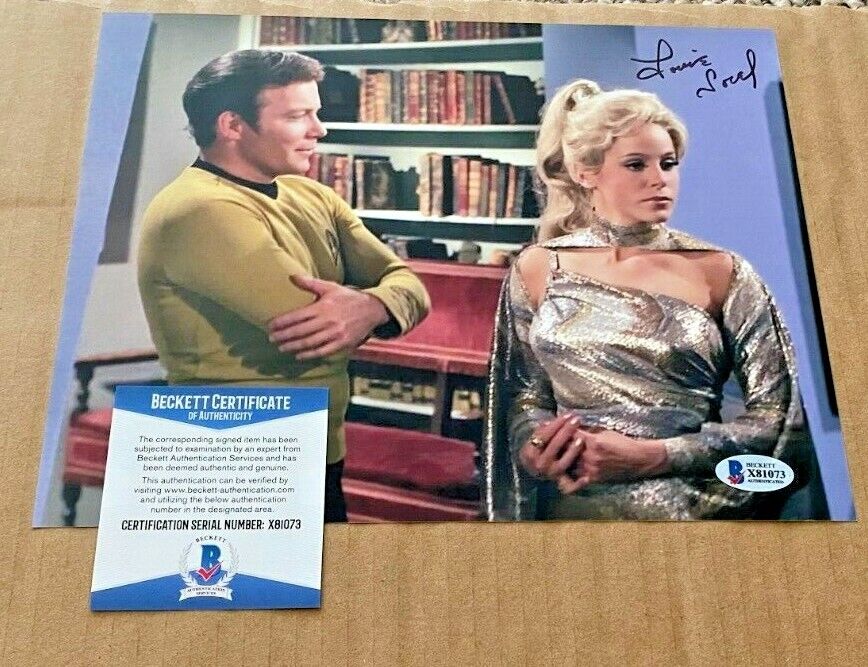 LOUISE SOREL SIGNED STAR TREK 8X10 Photo Poster painting BECKETT CERTIFIED #3