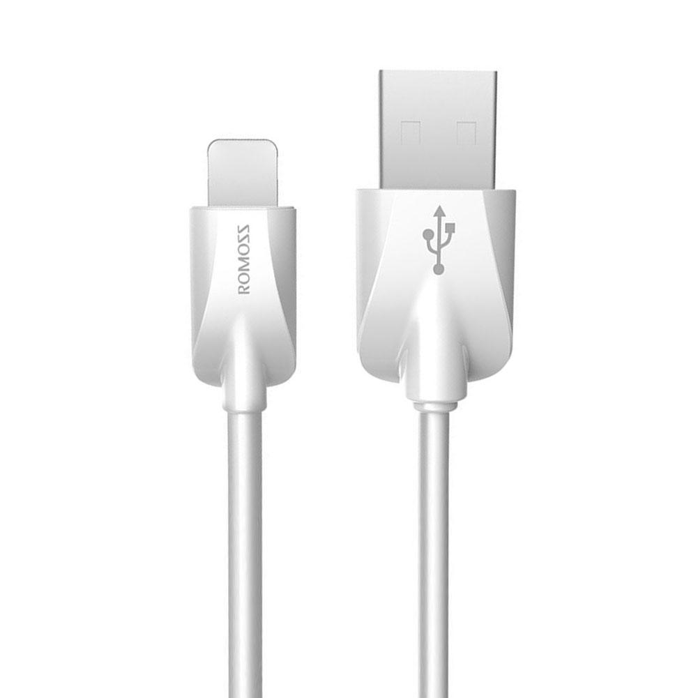 

ROMOSS CB12V 8 Pin Charge Cable 2A Fast Charger Data Cord for iPhone 7/8/X, 501 Original