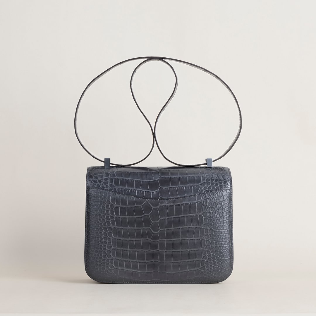 Constance 24CM Matte Alligator Crocodile 88 Graphite PHW