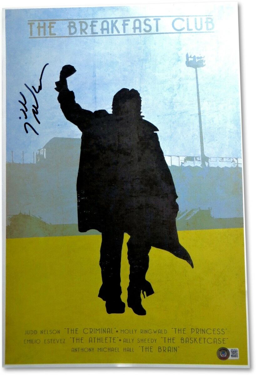 Judd Nelson Signed Autographed 12X18 Photo Poster painting The Breakfast Club BAS BB59616