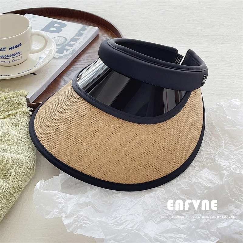 Women’s Casual Solid Color Curved Eaves Sun Hat