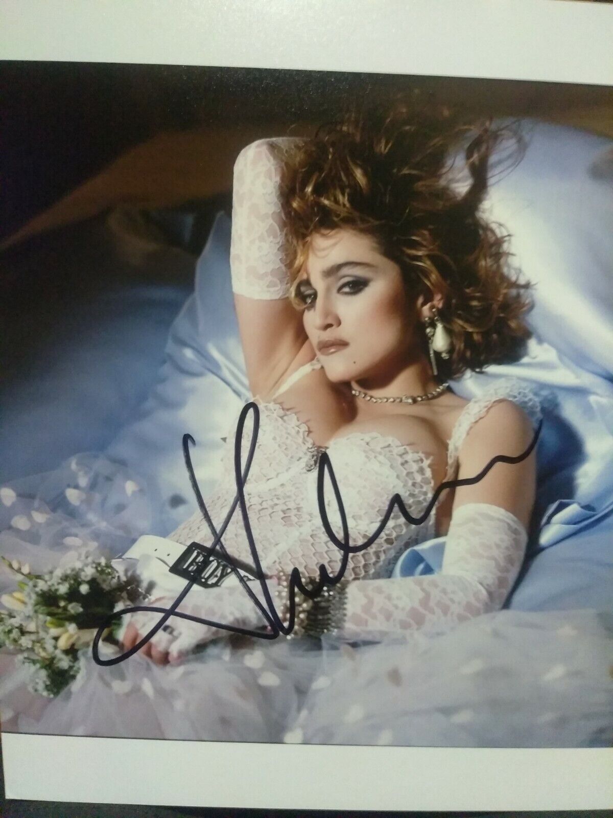 Madonna signed 8x10