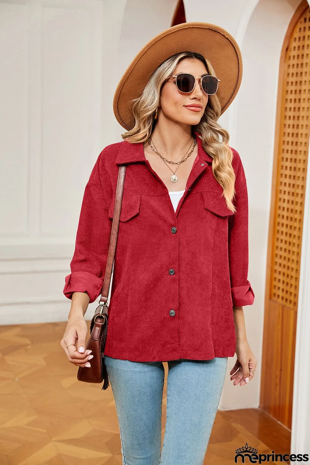 Button Down Collared Jacket