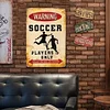 Soccer - Vintage Metal Signs(12*16Inch) - Warning