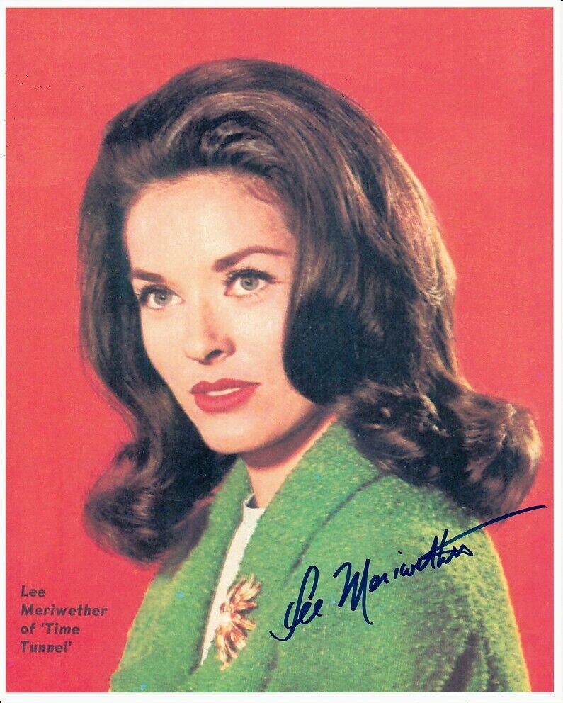 LEE MERIWETHER hand-signed TIME TUNNEL 8x10 authentic w/ coa BEAUTIFUL PORTRAIT