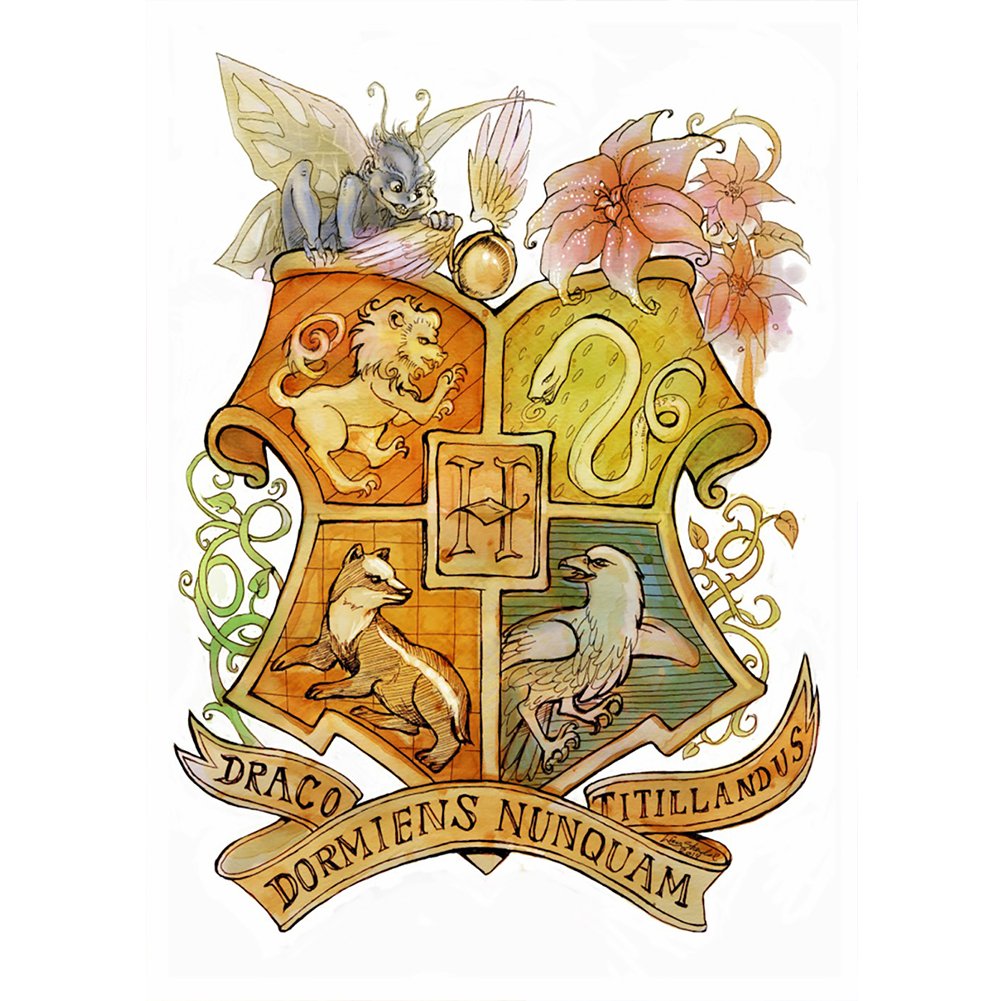 Harry Potter Badge (canvas) full round or square drill diamond painting