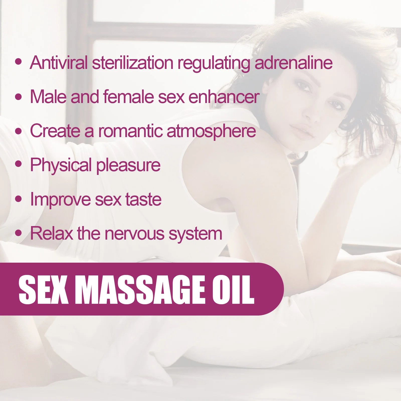 Female Orgasm Enhancing Essential Oil Sex Massage Oil