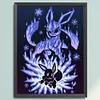 Orange Silhouette Pok&eacute;mon-11CT Stamped Cross Stitch 40*53cm