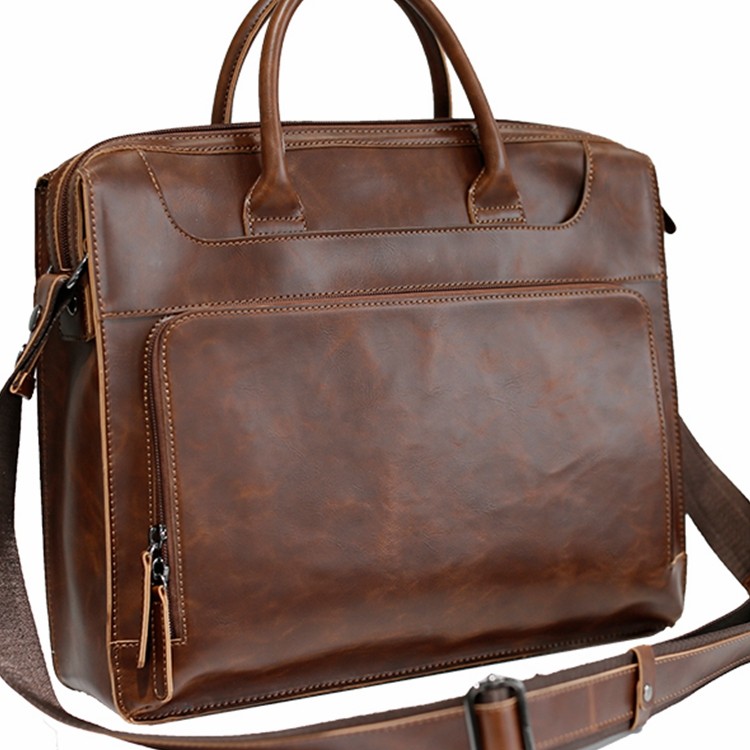 Mature Men Genuine Leather New Handbag