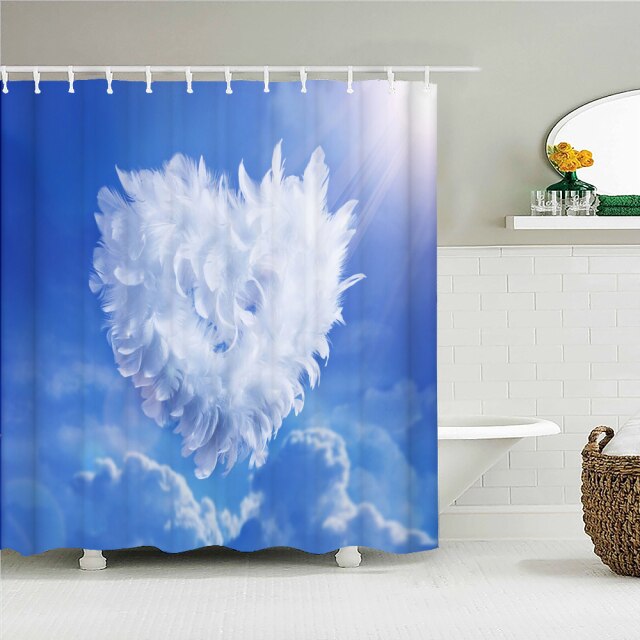 

Shower Curtain – Sunny Blue sky clouds-180*180cm, 501 Original