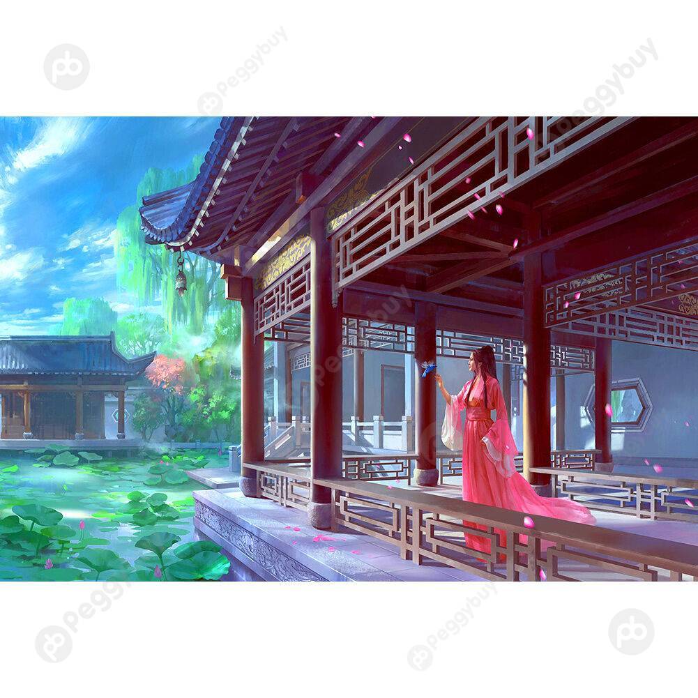 

Chinese Pavilion Paper Puzzles 1000pcs Kids Adult Jigsaw Educational Toys, 501 Original