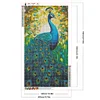 Diamond Painting-DIY Full Round Drill Peacock(70*40 CM)