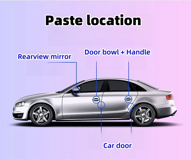 🔥Hot sale🔥Car door anti-scratch protective cover (laser reflective version)