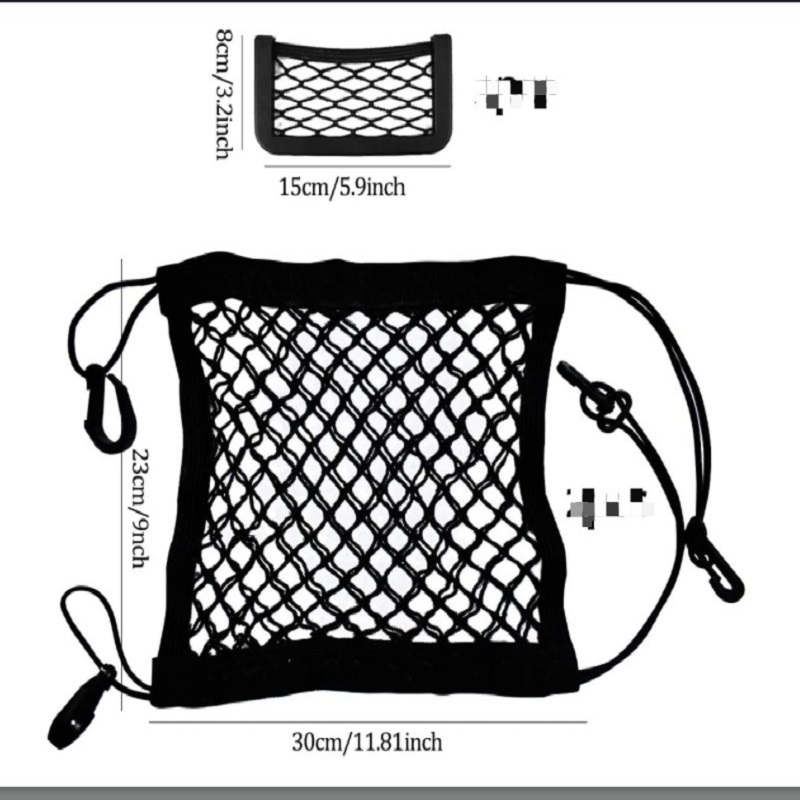 

Liwein Storage Net for Caravan Car Mesh Pocket Back Seat Organiser Protect, 501 Original