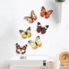 6Pcs Butterfly DIY Diamond Painting Decorative Stickers Set with Light