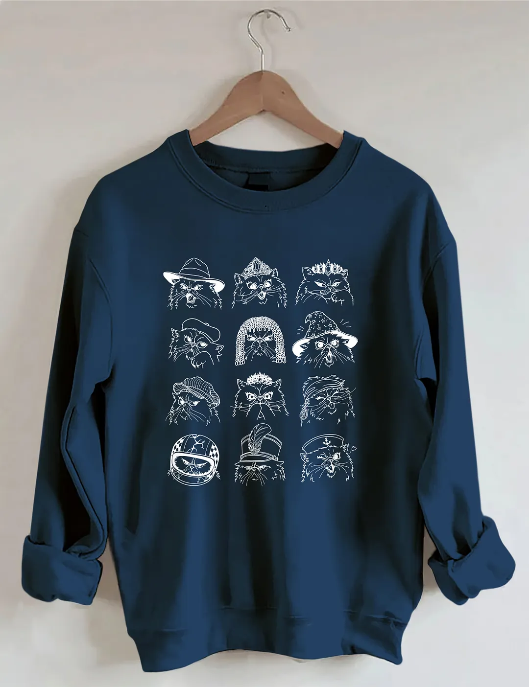 Feline Characters Sweatshirt