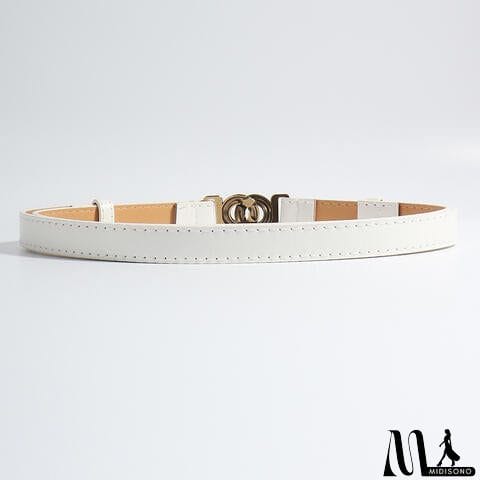 MidiSono - Alloy Buckle PU Belt