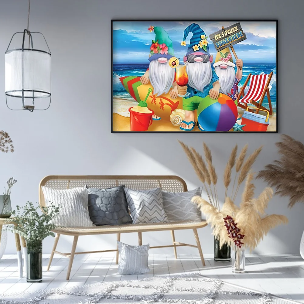 Diamond Painting - Full Round Drill - Beach Goblin(45*30cm)