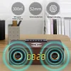 Wireless Charging Wooden Retro Alarm Clock Bluetooth Speaker Wireless Charging 10W Mobile Phone Computer Audio