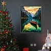 Diamond Painting-DIY Full Round Drill Lake And Boat