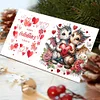6Pcs Valentines Day Dinosaur Diamond Painting Greeting Card