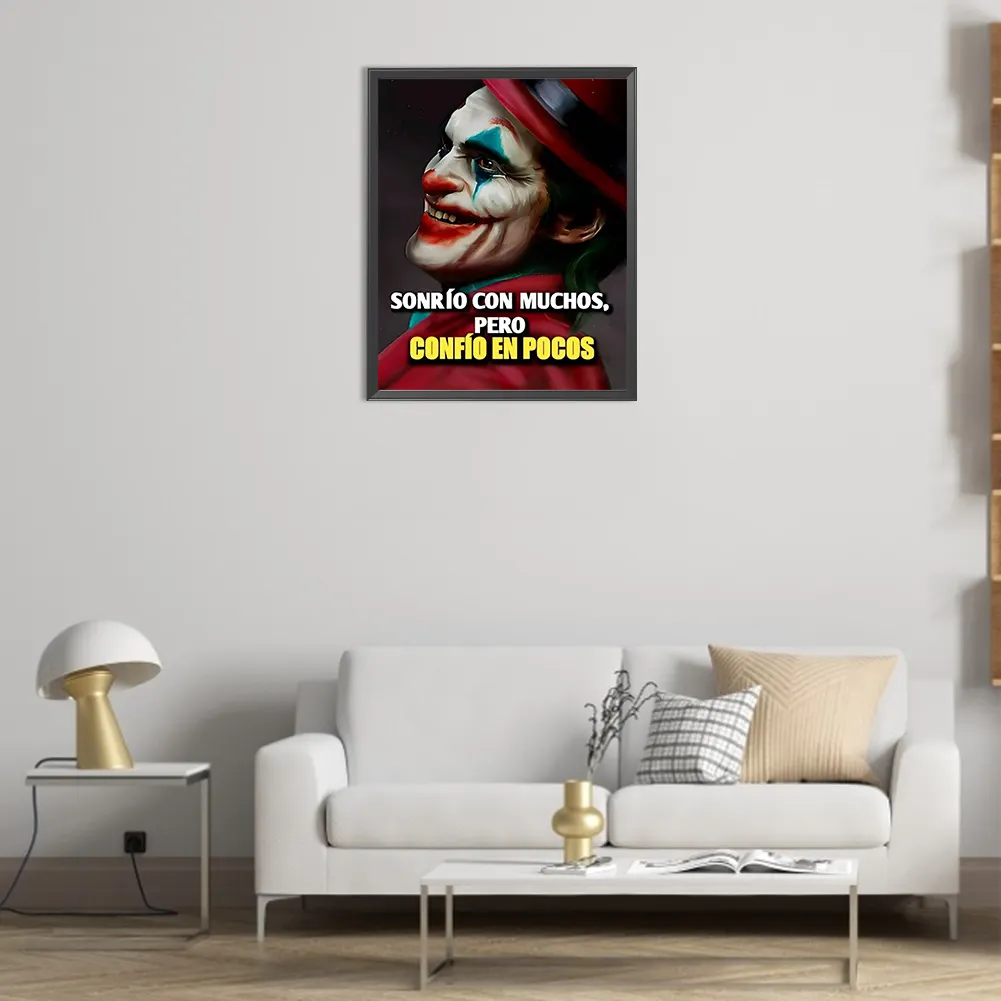Full Round Diamond Painting 40*50cm - Clown Smile