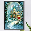 Snow Huts Carriages-Full Round Diamond Painting(40x60cm)