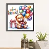 Diamond Painting-DIY Crystal Rhinestone Birthday Teddy Bear