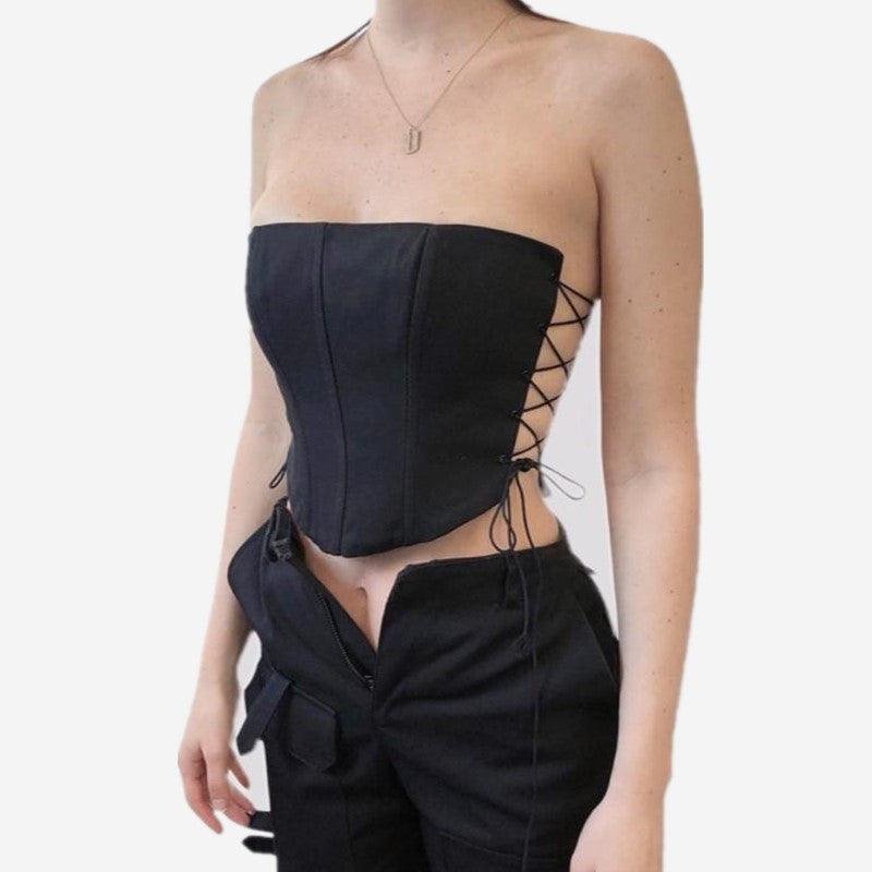 Just Go With Corset Top