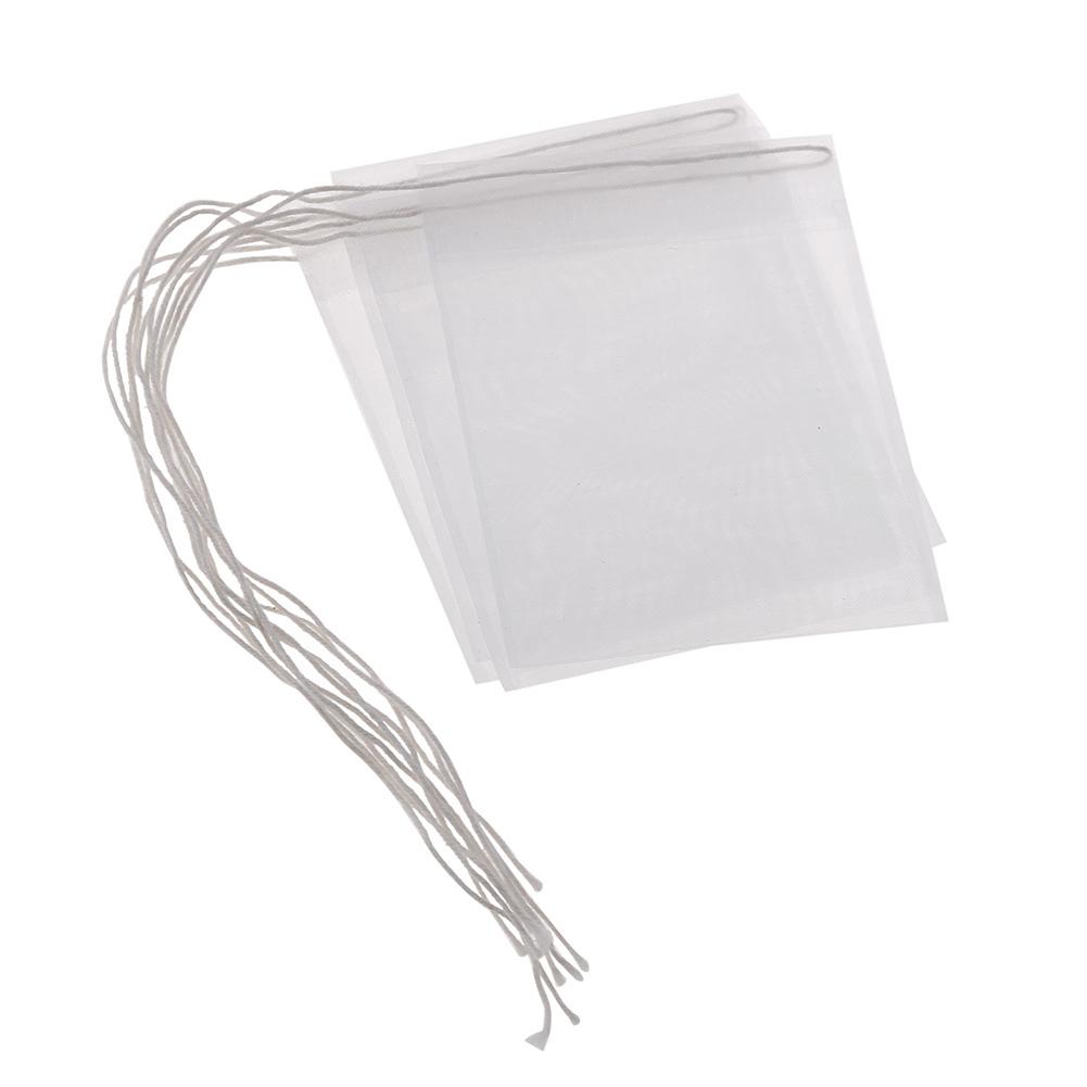 

50Pcs Portable Nylon Empty Tea Bag Seal Filter String Tea Bag, 501 Original