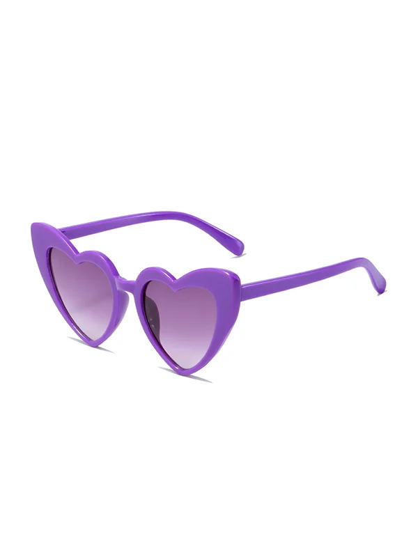 Heart Shape Sun Protection Sunglasses Accessories
