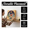 (25x25cm)DIY Pearl Painting Xmas Framed Handmade Pearl Material Art Kit Living Room Decor