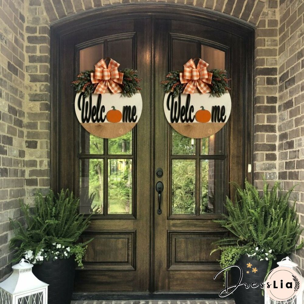 New Fall Door Hanger-Autumn Nature Decoration