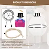 [US Local Warehouse] Balloon Stuffer Filling Tool with Air Pump & Expander Tool Balloon Stuffing Machine Set for Wedding Christmas Birthday Party Decoration (stand-up)