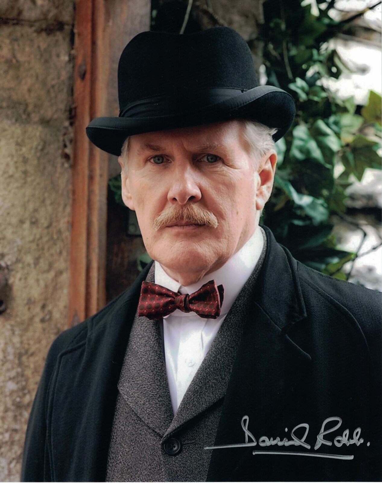 DAVID ROBB - Dr Clarkson in Downton Abbey - hand signed 10 x 8 Photo Poster painting