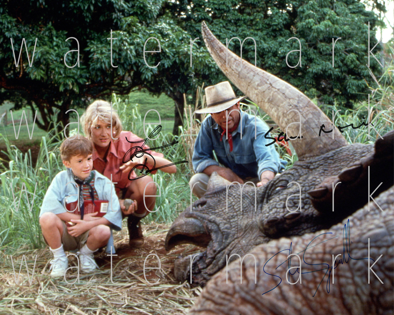 Jurassic Park signed 8X10 inch print Photo Poster painting picture poster wall art autograph RP