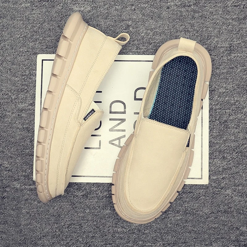 Fashion Trend Men Low Shoes Light Soft Comfort Breathable Male Footwear Slip-on Wear-resisting Zapatos De Hombre Outside Casual