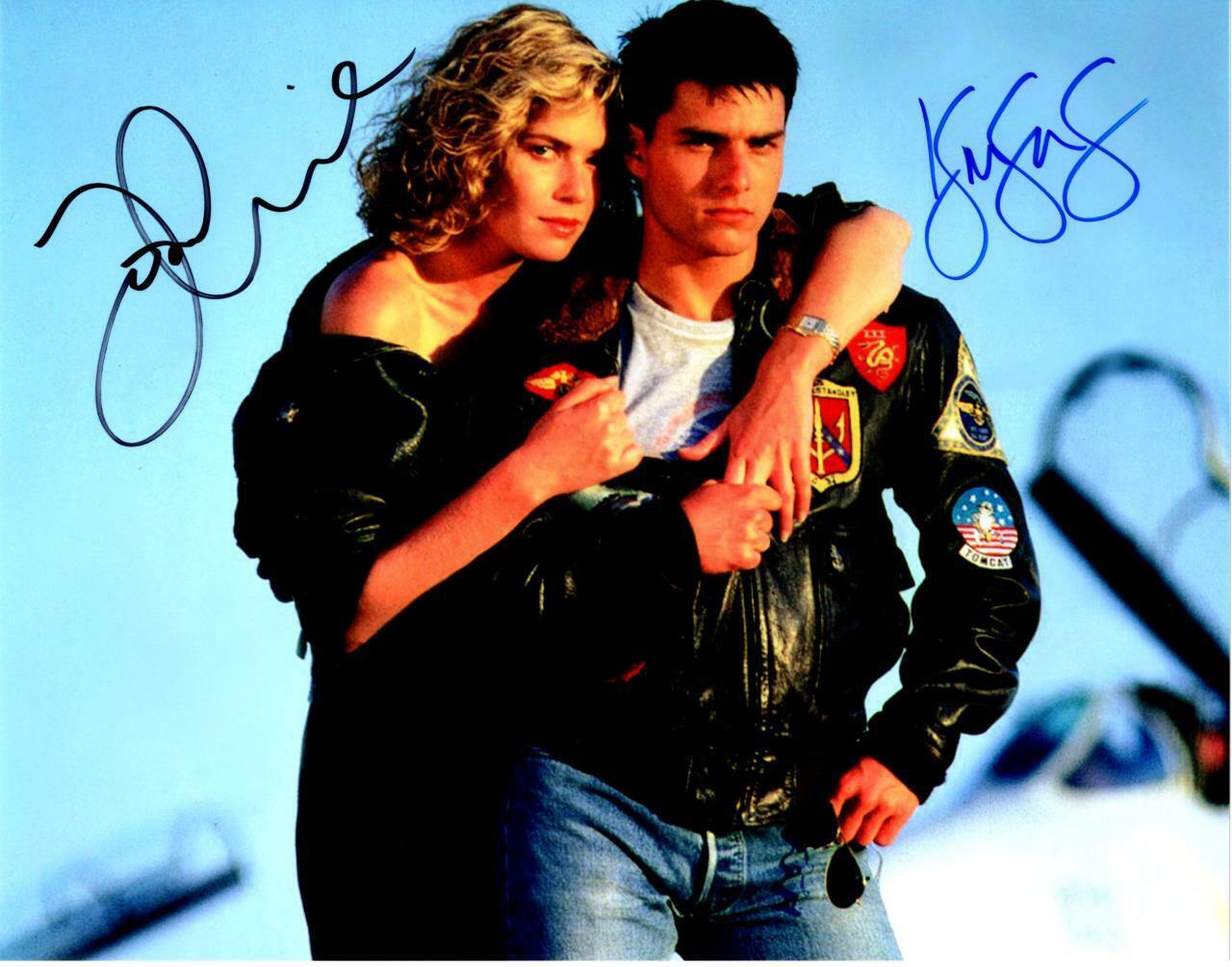 Tom Cruise Kelly McGillis signed 11x14 Photo Poster painting Picture autographed includes COA