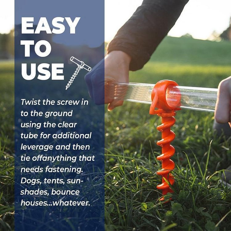 Camping tent screws