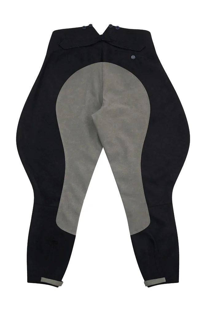   Polizei German Officer Black Wool Riding Breeches German-Uniform